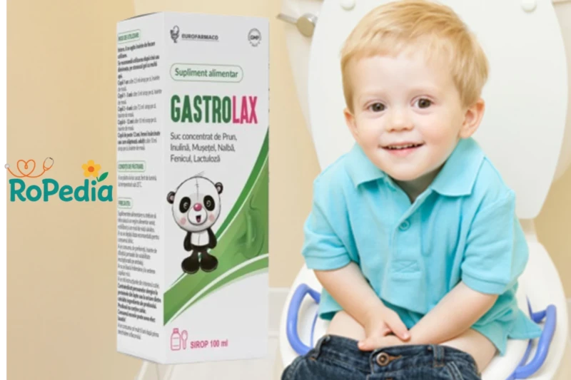 Gastrolax Junior Ropgarma trateaza constipatia la copii